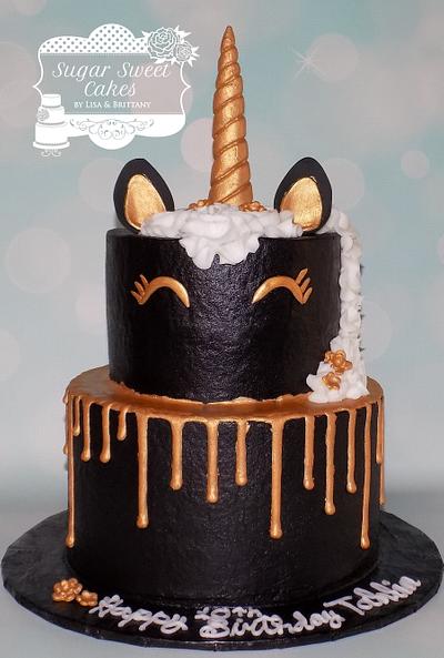 Black Unicorn - Cake by Sugar Sweet Cakes