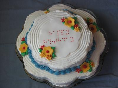 Braille Happy Birthday - Cake by SarahBeth3