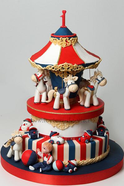 Carousel for Ayan - Cake by Viorica Dinu
