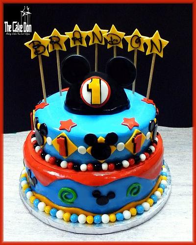 THE MICKEY MOUSE 1st BIRTHDAY CAKE - Cake by TheCakeDon