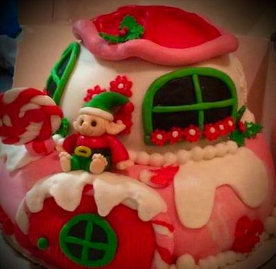 Christmas elf house - Cake by Heart