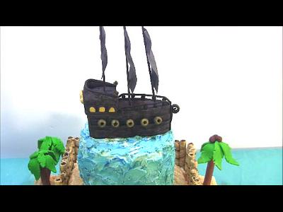 Pirate Island Cake - Cake by DavidandNiko