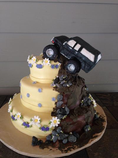 Country girl wedding cake - Cake by Ginger