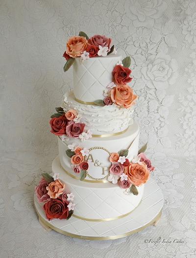 Rosy Romance - Cake by Firefly India by Pavani Kaur
