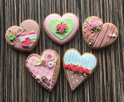 Hearts, hearts, hearts... - Cake by sansil (Silviya Mihailova)