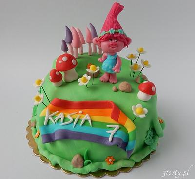Poppy troll cake - Cake by 3torty