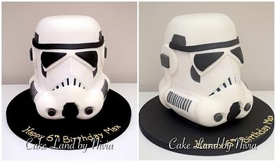 Stormtrooper helmet cake - Cake by Nivia