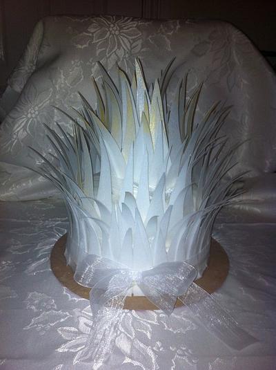 Angel Feather Wedding Cake - Cake by Witty Cakes