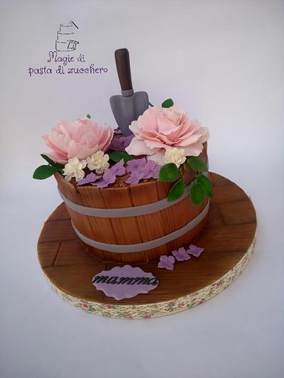 Flower cake  - Cake by Mariana Frascella