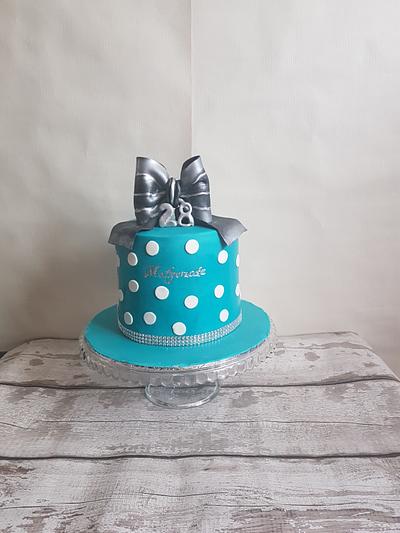 Polka dot cake - Cake by deephousecakes