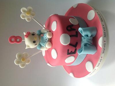 Hello Kitty gluten free cake - Cake by Suzanne Owen