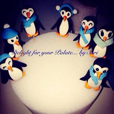 Penguin's Cupcakes - Cake by Delight for your Palate by Suri