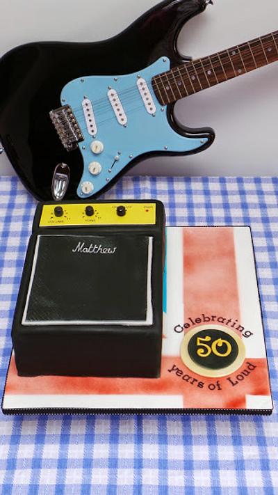 Marshall Amp Cake - Cake by The Old Manor House Bakery - Lisa Kirk