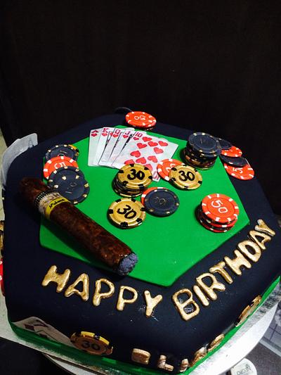 Casino party - Cake by Liz Hsf