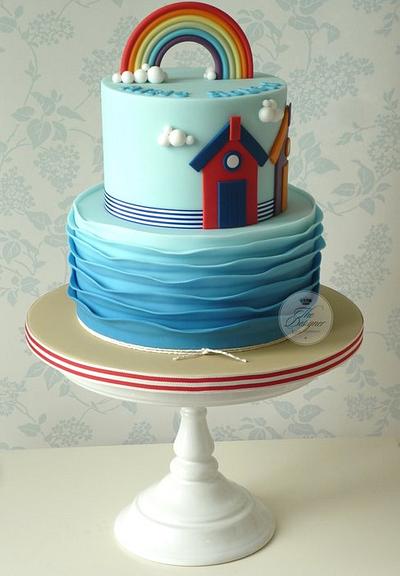 Beach christening cake - Cake by Isabelle Bambridge