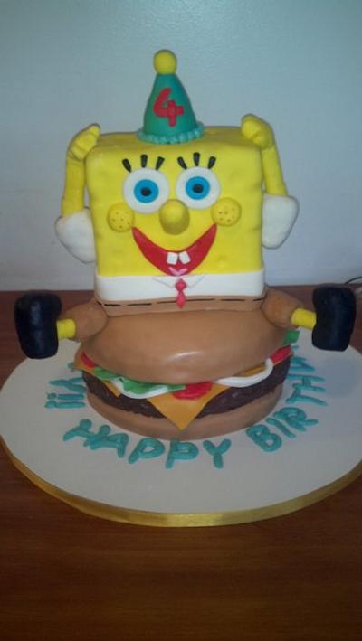 spongebob cake - Cake by akakesweets