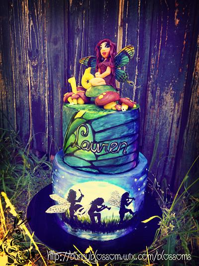 Forest Fairy cake - Cake by BunnyBlossom