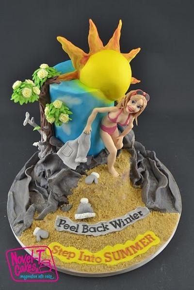 Sweet Summer Collaboration Cake - Cake by Novel-T Cakes