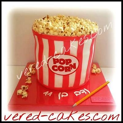 Pop corn cake - Cake by veredcakes