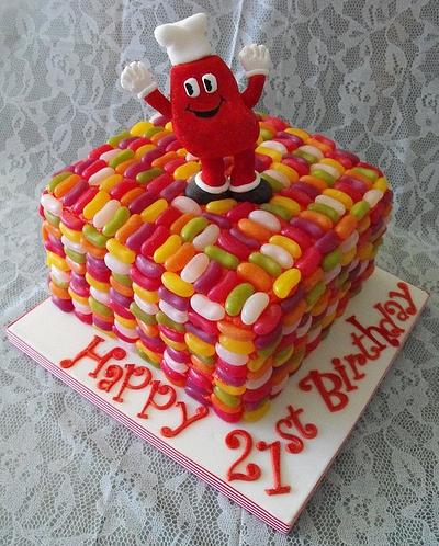 Jelly Bean Cake - Cake by Melissa's Cupcakes