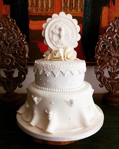 Baptism cake - Cake by Cláudia Oliveira