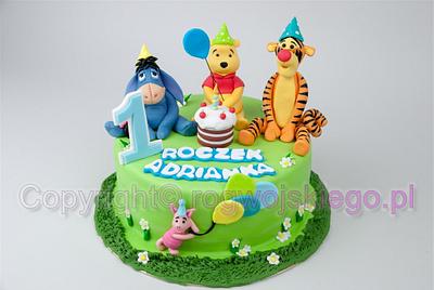 1 st Birthday Cake / Tort na roczek - Cake by Edyta rogwojskiego.pl