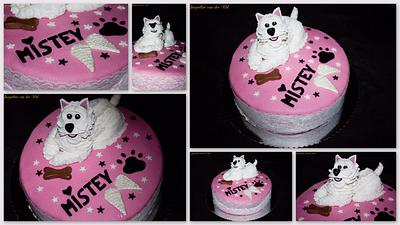 Mistey my dog - Cake by Jacqueline