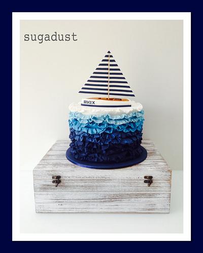 Wooden toy Sailboat cake - Cake by Mary @ SugaDust
