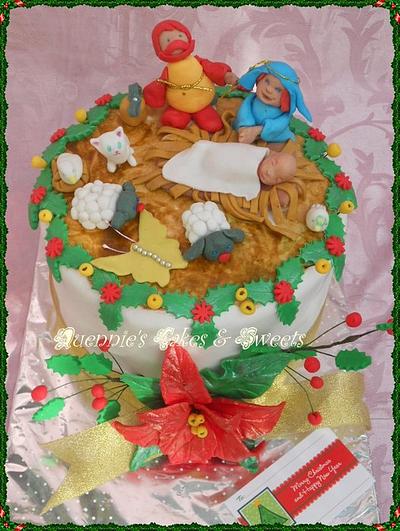Christmas- Nativity Cake - Cake by quennie