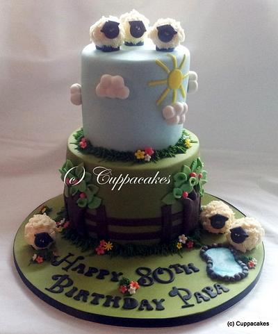 Happy 80th Papa! - Cake by Cuppacakes