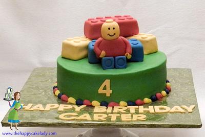 Lego man cake - Cake by Jaclyn 