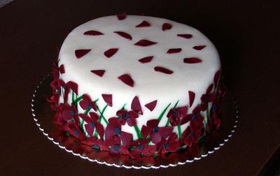 Poppies - Cake by Anka
