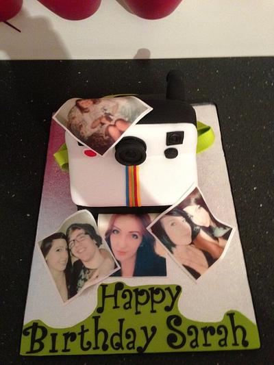Polaroid camera cake  - Cake by Donnajanecakes 