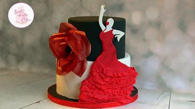 Texas Pride - Flamenco - Cake by South Austin Cakes 