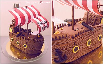 Pirate's boat cake - Cake by CAKE RÉVOL