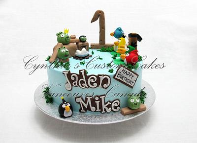 1st birthday - Cake by Cynthia Jones