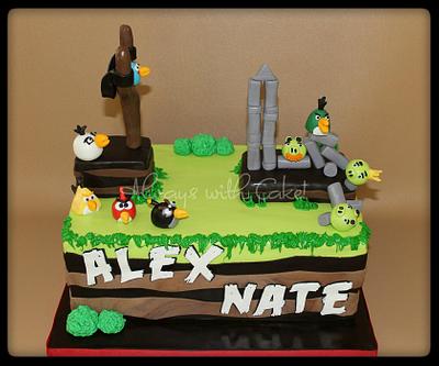 Angry Birds - Cake by AlwaysWithCake
