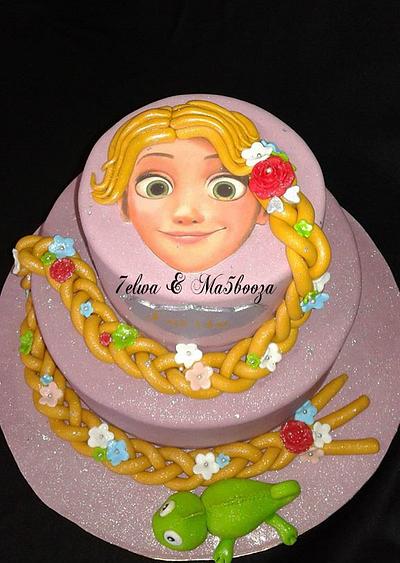 Rapunzel  - Cake by Zahraa Fayyad