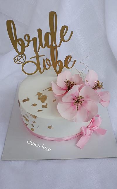 bride to be - Cake by Choco loco