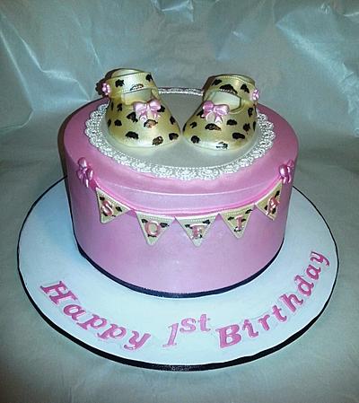 Happy 1st Birthday - Cake by The Custom Piece of Cake