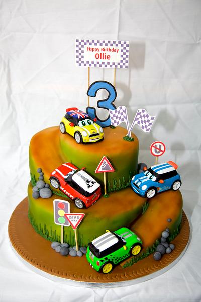 Racing car cake - Cake by Su