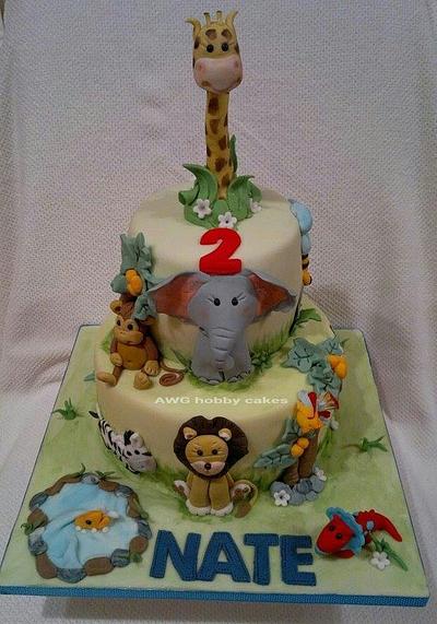 Animals for Nate - Cake by AWG Hobby Cakes