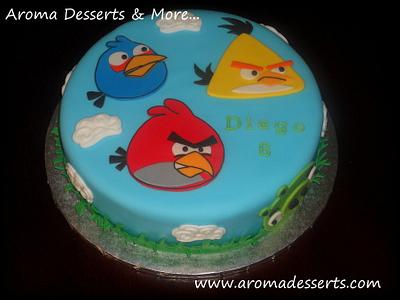 Angry Birds Cake - Cake by Anna Lenis