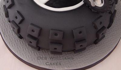 Never again motorbike! - Cake by Deb Williams Cakes