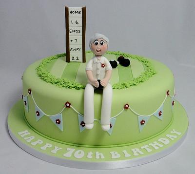 Bowls Themed Birthday Cake - Cake by Ceri Badham