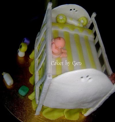 First Attempt Cot/Crib Cake - Cake by Gen