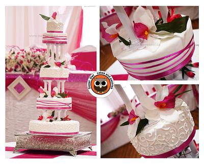 Purple wedding !!! - Cake by Sweet Owl Cake and Pastry