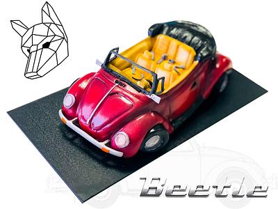 Volkswagen Cake ( beetle cabriolet) - Cake by Fabian Vergara