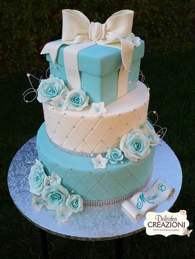Blu Tiffany - Cake by Dolcidea creazioni