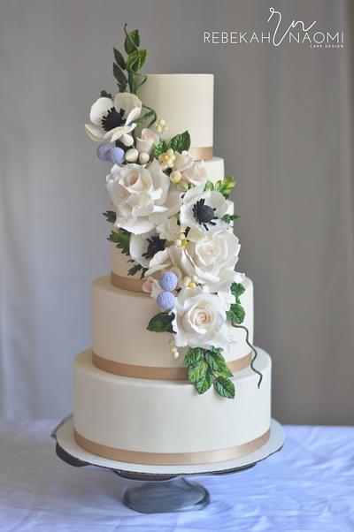 Floral Radiance - Cake by Rebekah Naomi Cake Design